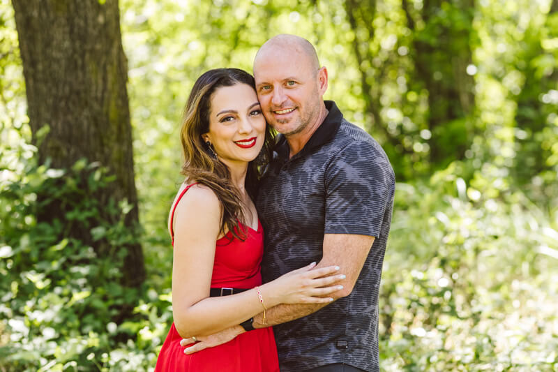 Dr. Chegini with her husband